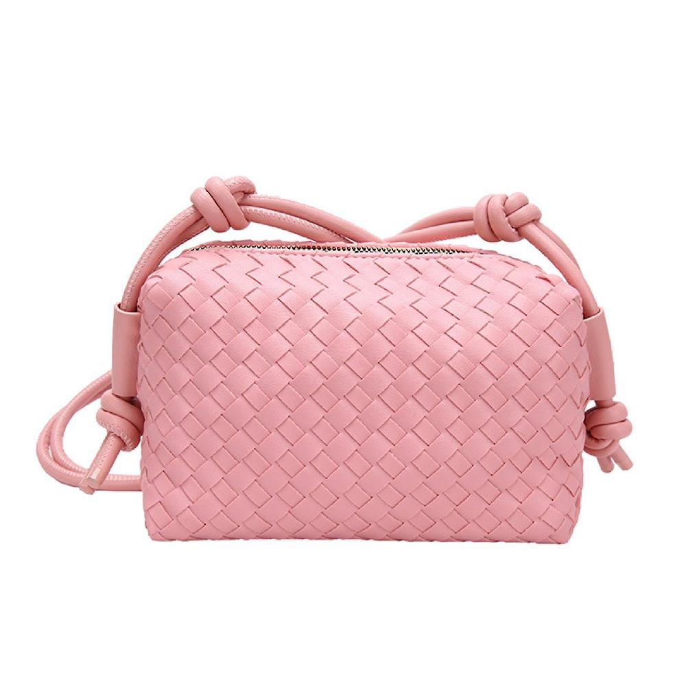 Nuovo Arrivo Donne Tessuto Borsa Piccola Borsa A Tracolla Tessuto Trapuntato Borsa Borsa A Tracolla Quadrata Borsa Tessuta con Tracolla Staccabile Black Friday Prezzi
