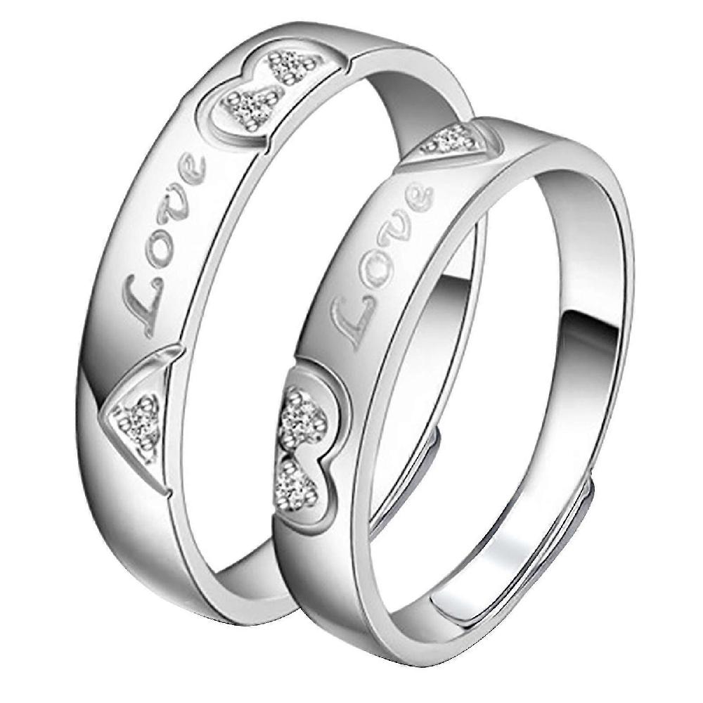 2 Rings Couple Rings Cool Copper Ring With Adjustable Knot Opening Copper Ring Italia