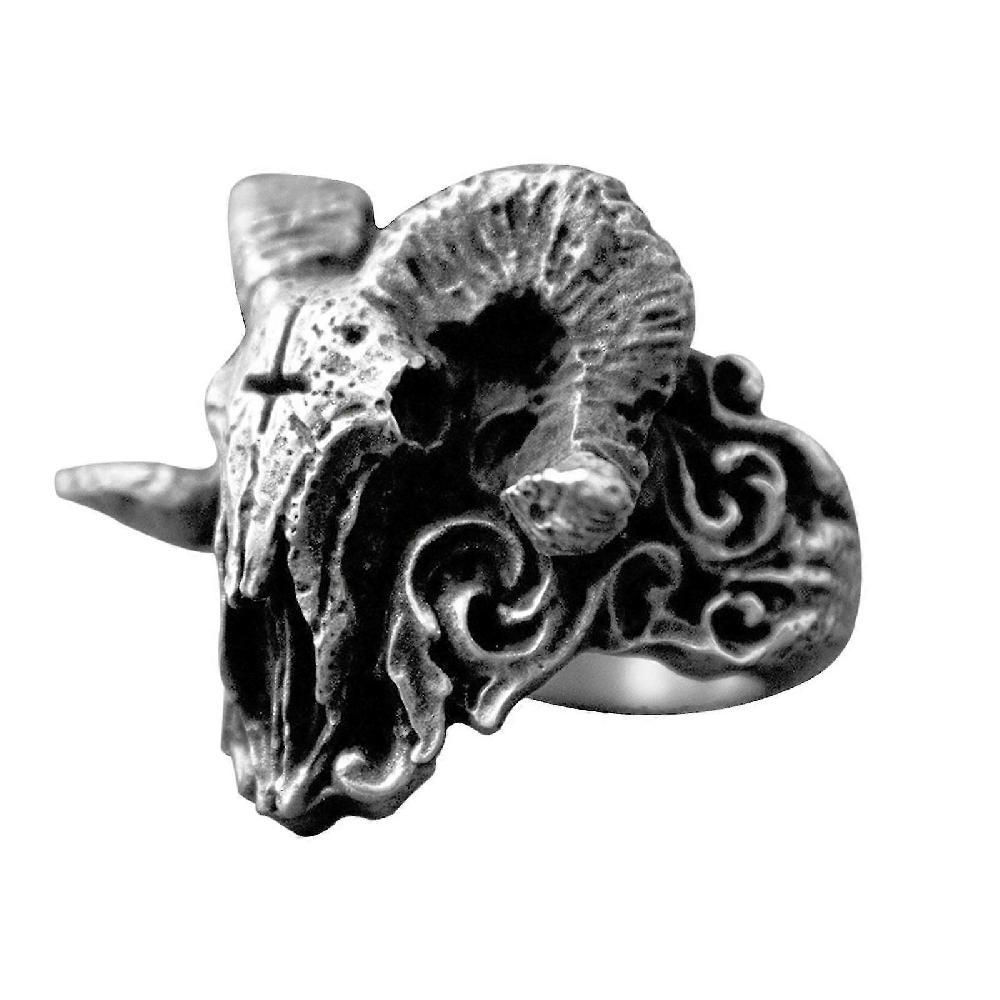 Domineering Men Personality Creative Domineering Head Open Ring Qualità Garantita