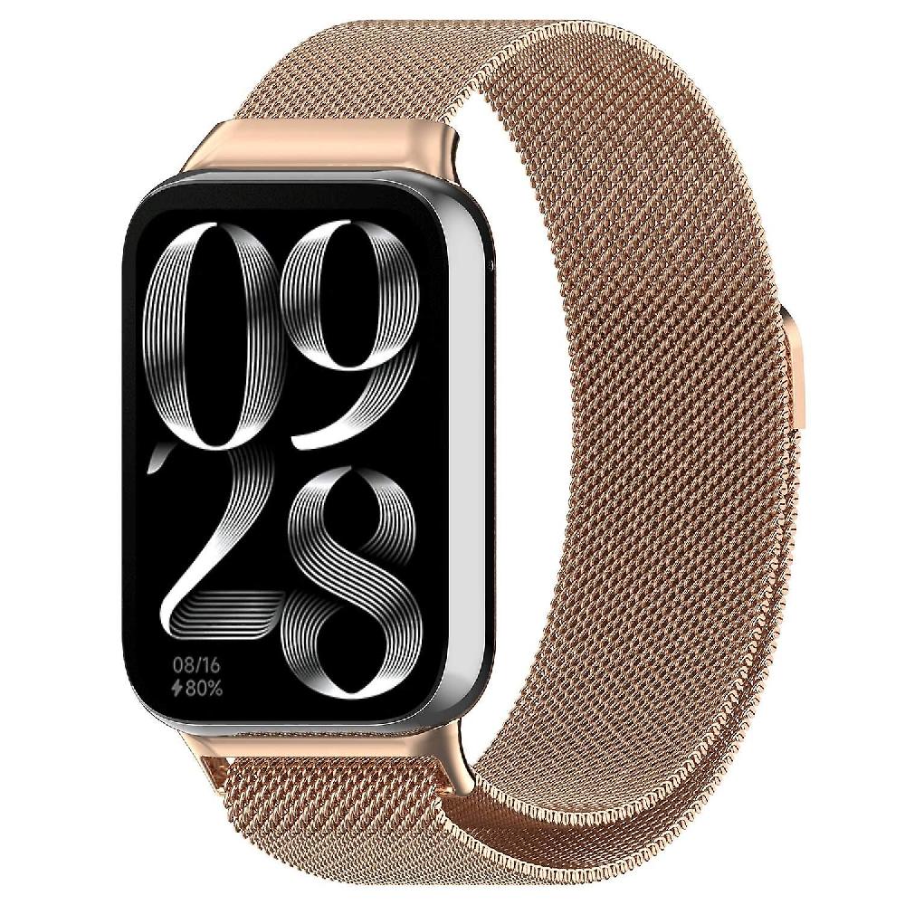 For Xiaomi Smart Band 8 Pro Replacement Wrist Band Magnetic Metal Milanese Watch Strap Gold Offerta speciale
