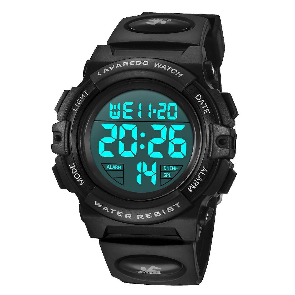 Kids Watches Boys Digital Outdoor Sport Watch Multifunction Waterproof Digital Watch with LED Light Alarm Offerta natalizia