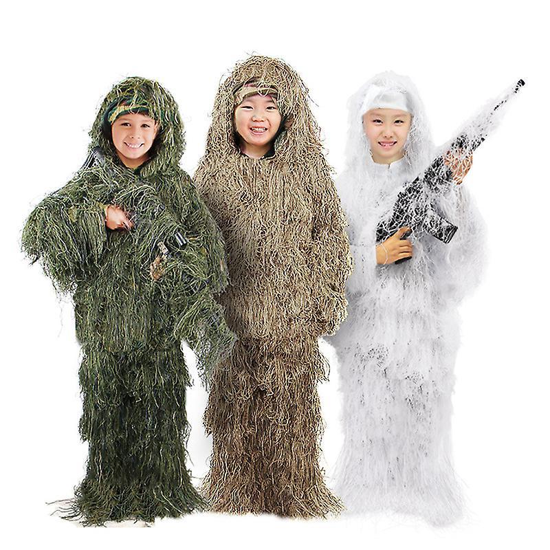 Ghillie Suit 3d Camouflage Hunting Apparel For Kids/youth/teen Discount Store per i nuovi prodotti