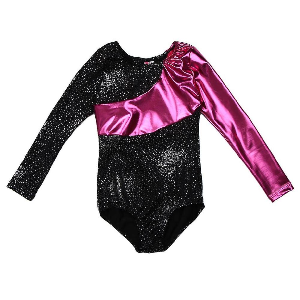 Girls Long Sleeves Leotard Gymnastics Bodysuit Dancewear Jumpsuit Ballet 6(5-6Y) 2025