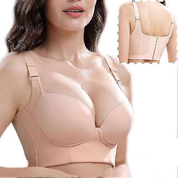 Xianrenge Filifit Sculpting Uplift Bra Fashion Deep Cup Bra Hides Back Fat Full Back Coverage Sports Bra Skin Offerta per la Festa della Mamma