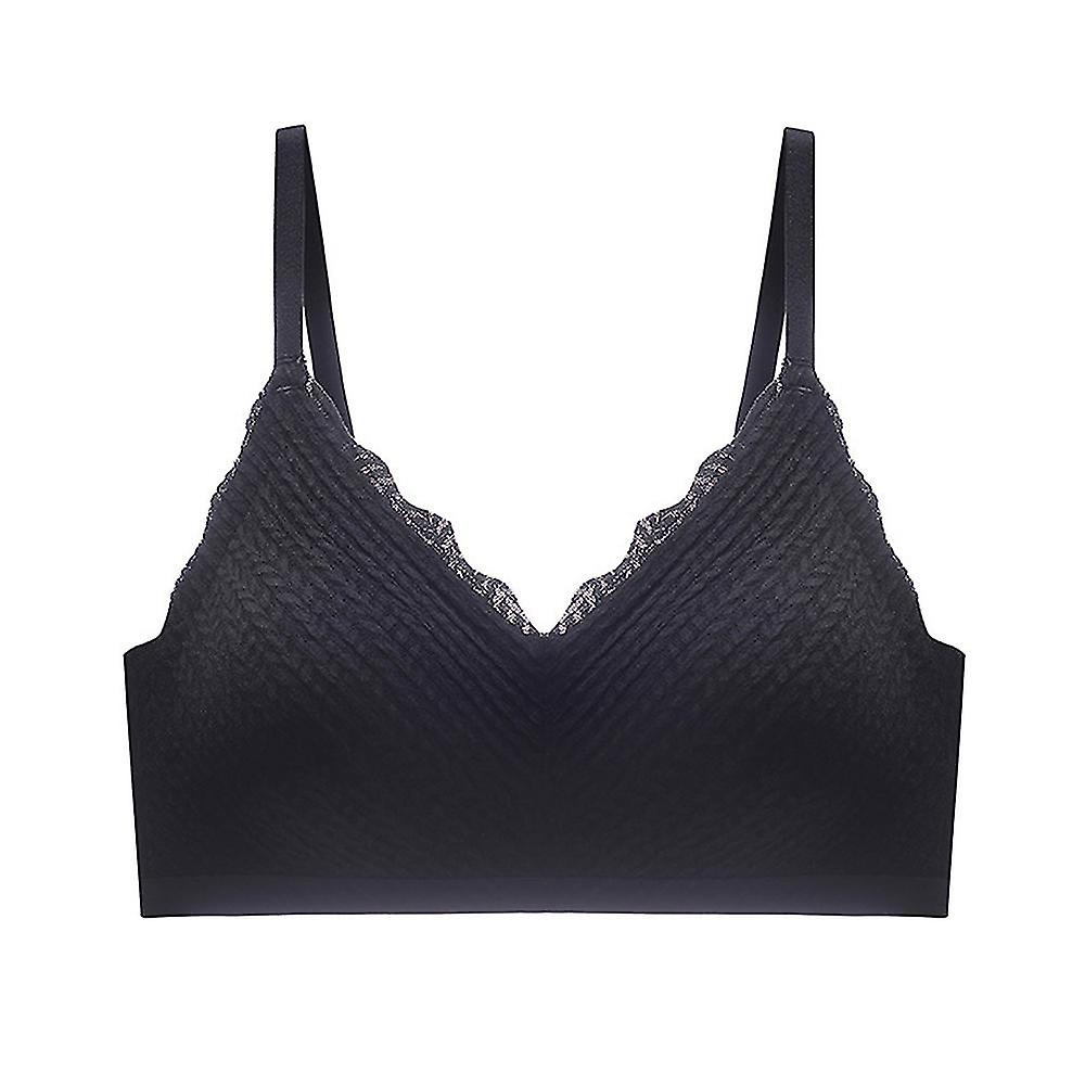 Women Bubble Lace Seamless Comfy Gathering Bra Shapewear Adjustable Strap Sports Crop Support Tops Vendita calda