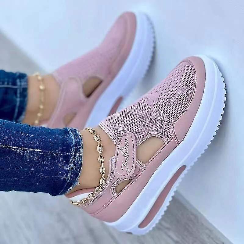 Ladies Soft Wedge Shoes Casual Anti Slip Platform Sandals Sports Non Round Toe Duty-free