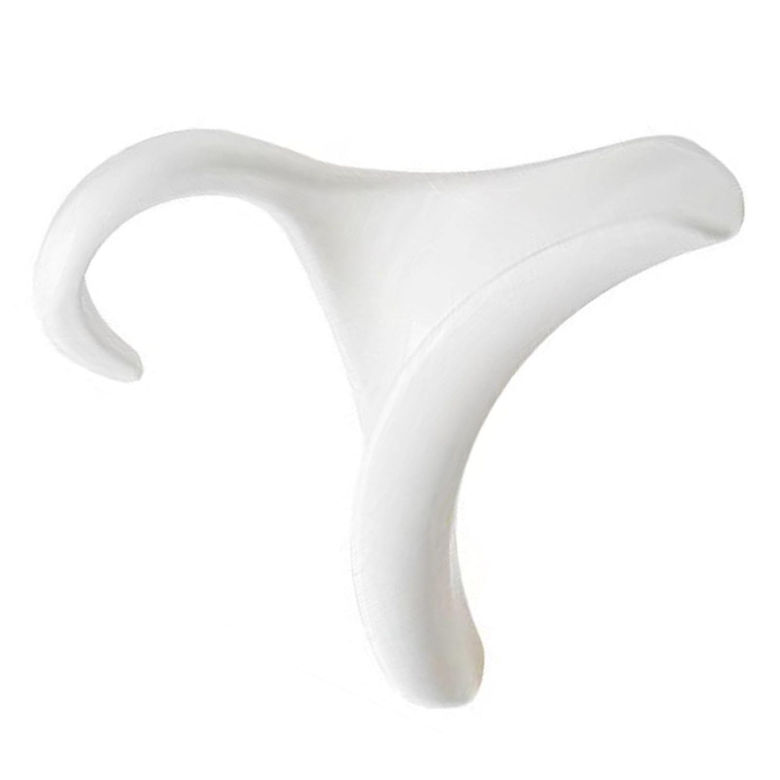 Purse Hanger Hook for Closet Door Storage - Bag Arc Hook for Satchel and Belt - White