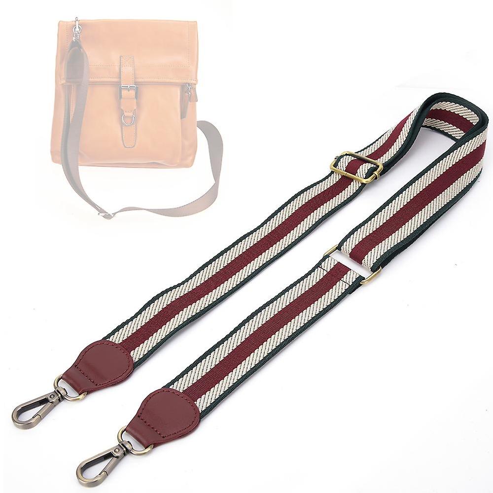 Leather Bag Strap Adjustable Replacement Shoulder Belt DIY Accessory 88 to 134cm Dark Green Red Novità
