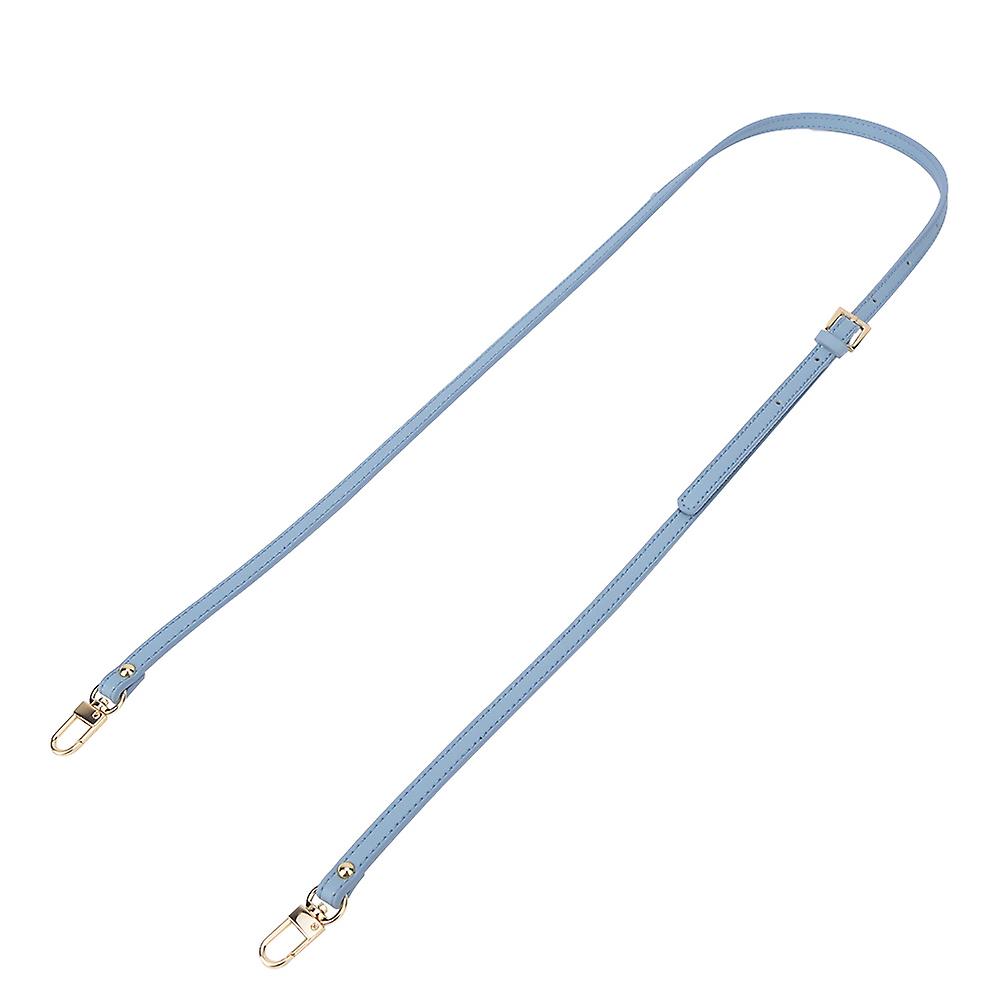 Leather Bag Strap Adjustable Shoulder Belt Replacement DIY Accessory 107-125cm Blue Sconto di tempo limitato