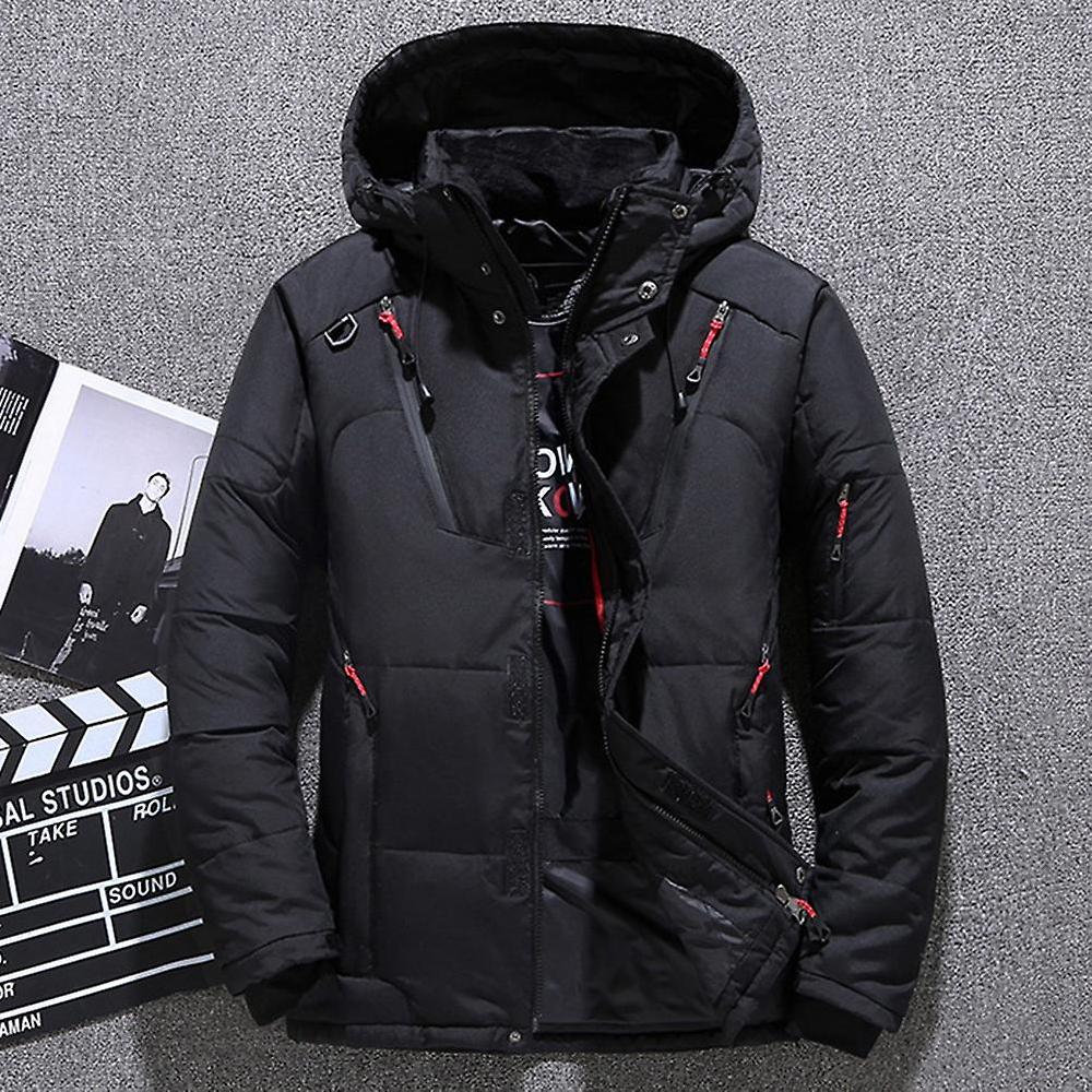 Giacca da uomo antivento con cappuccio Winter Parka Thicken Jacket con multi-tasche Offerta settimanale