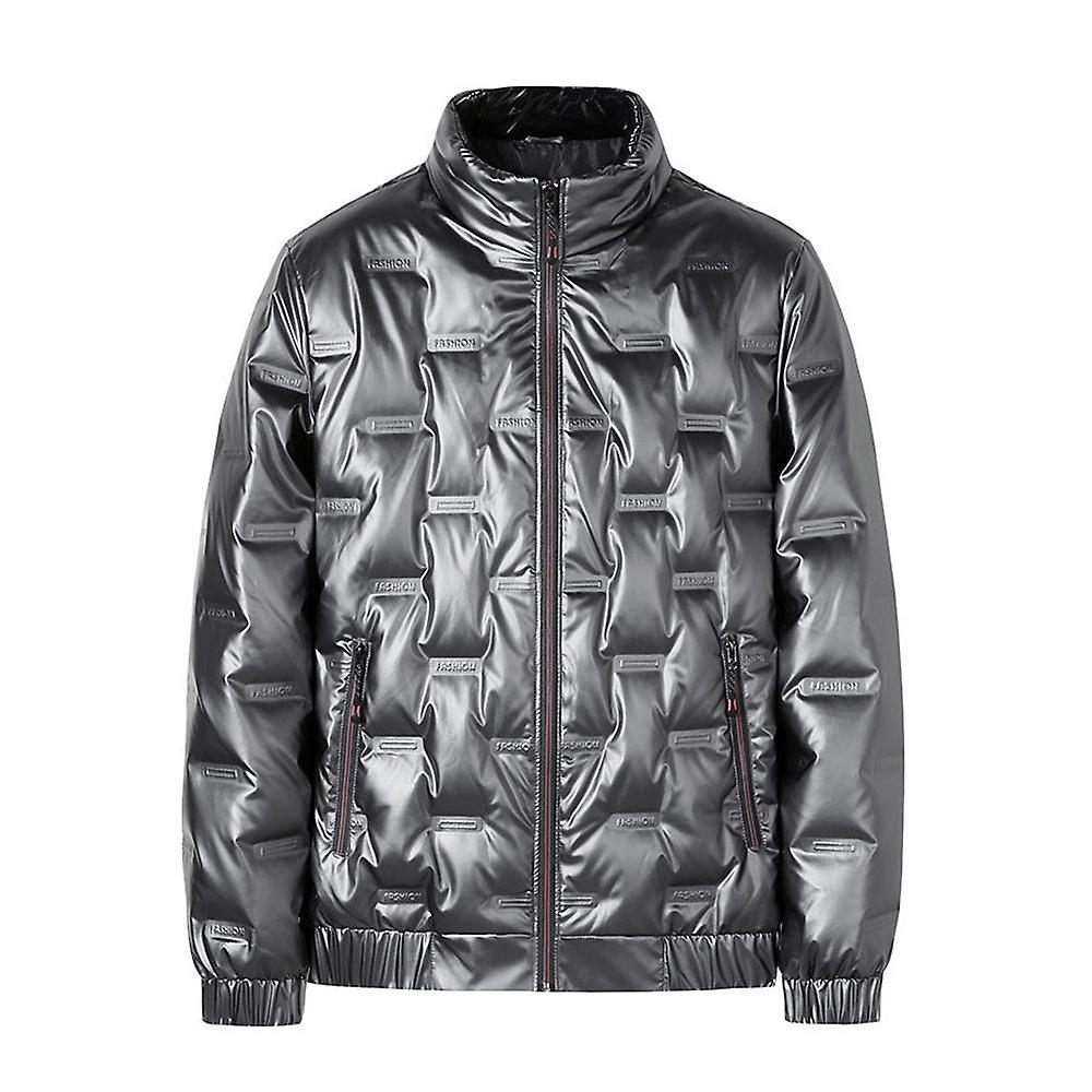 Nuovo piumino invernale da uomo alta qualità Piuma d'oca Parka Caldo metallico Lustro Corto Gilet Ultimi due giorni