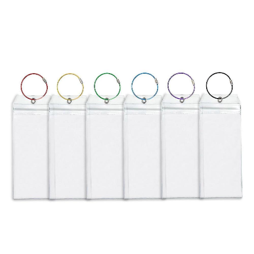 Cruise Luggage Tag Holders Clear Waterproof Pvc Pouch With Zip Seal And Steel Loops For Cruise Ships Travel Sottocosto