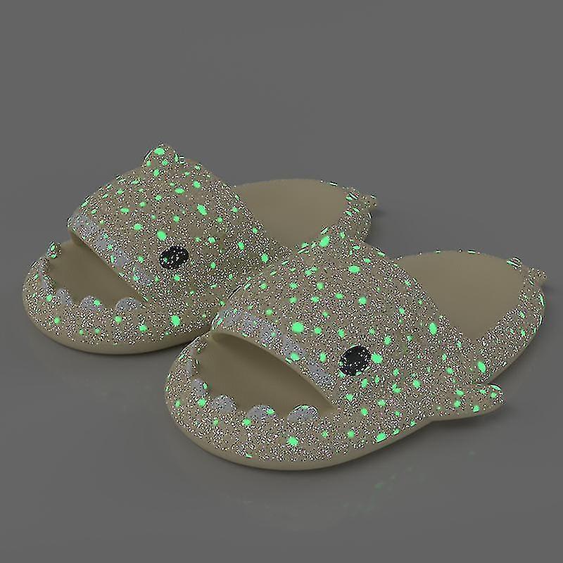 Shark Pantofole Home Squalo Infradito Nuvola Shark Clapper Estate Morbido Antiscivolo Shark Slides Scarpe Uomo Beige cielo stellato 42-43 (26-26.5cm) Moda