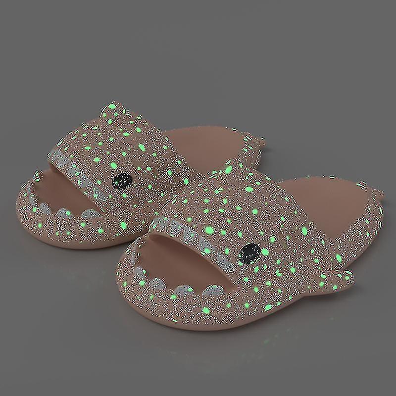 Shark Slippers Home Squalo Infradito Nuvola Shark Clapper Estate Morbido Antiscivolo Shark Slides Scarpe Uomo Rosa cielo stellato 40-41 (25-25.5cm) Negozio online di fabbrica