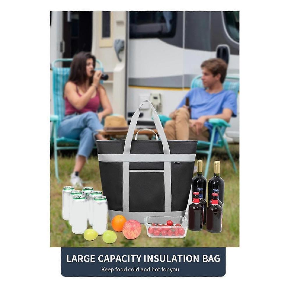 Insulated Cooler Bag Reusable 40L Soft Cooler Bags Cooler Leak Proof Portable Thermal Bags for Gr Liquidazione