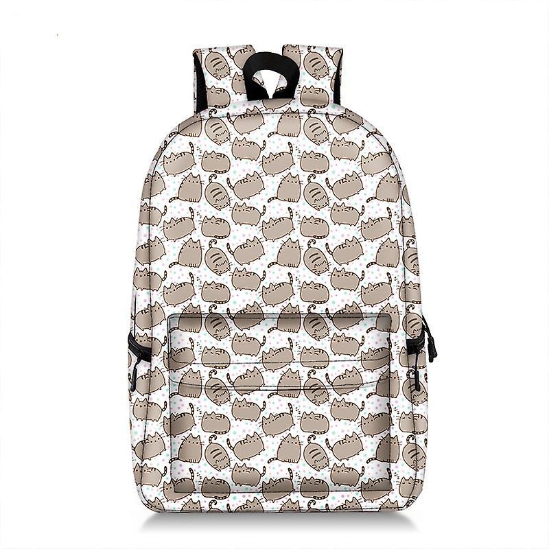 Pusheen Cat Printing Zaino Anime Kawaii Bag Zaino Borsa da scuola Zaino in nylon da viaggio Zaini da viaggio Cartoon School Bags For Teenage Girls Prezzo basso