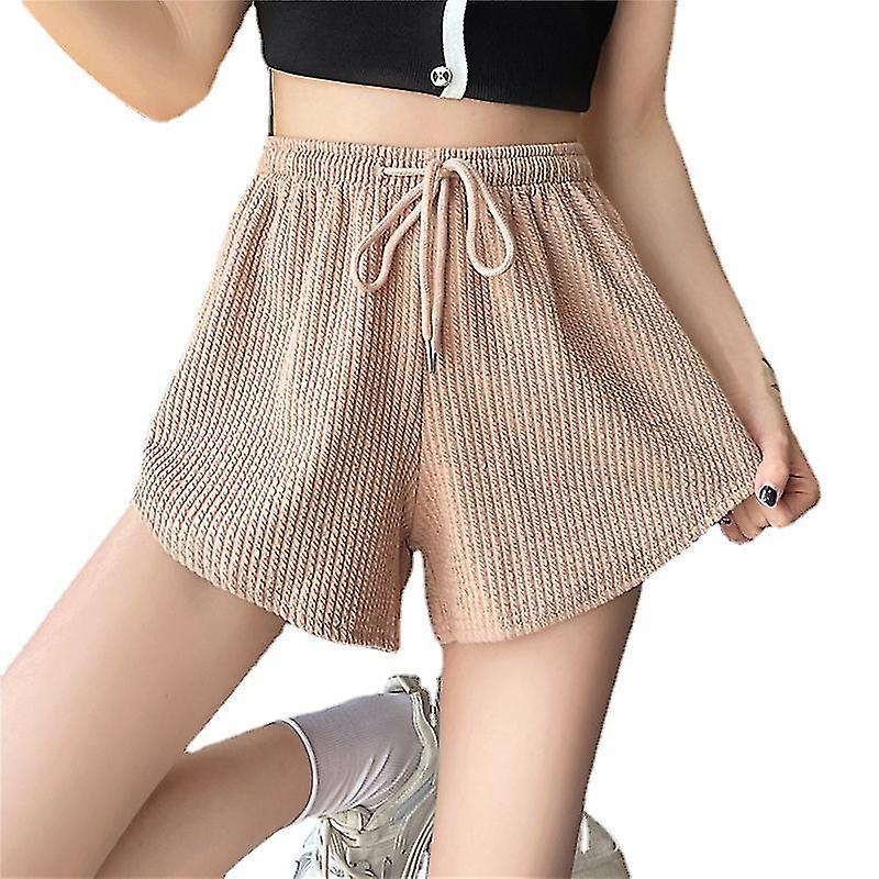 S-4xl New Women Home Leisure High Waist Shorts Hip Wrap Sports Hot Pants Straight Tube Loose Pants Women Wear Out Summer Moda