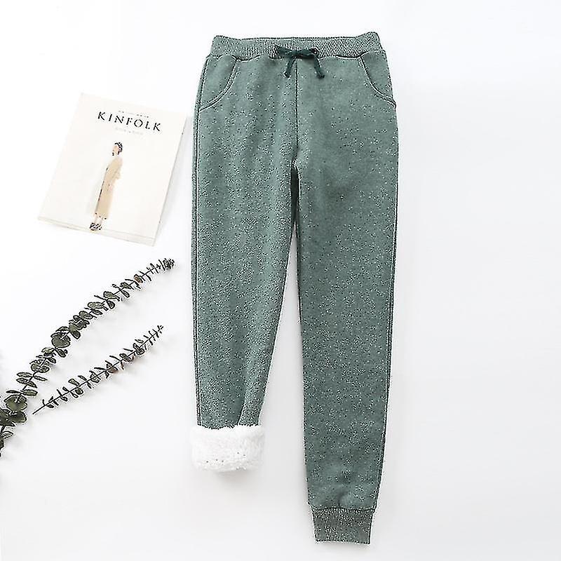 Inverno Caldo Atletico Jogger Pantaloni in pile Pantaloni della tuta da donna Sherpa Foderato Fornitura limitata