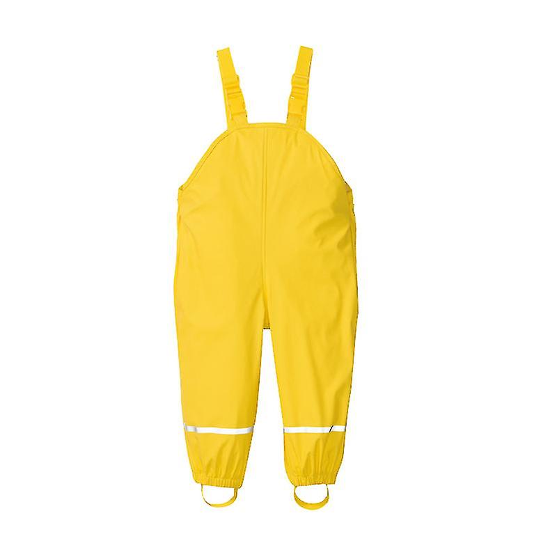 Unisex Children's Rain Dungarees Windproof And Waterproof Mud Trousers 1pc Shopping online