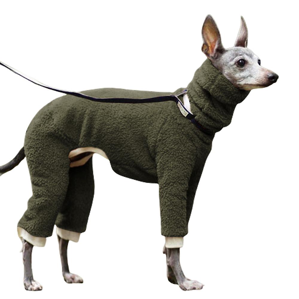 Cane Pet caldo pile cappotto maglione Fluffy High Neck Giacca Vestiti Abbigliamento invernale