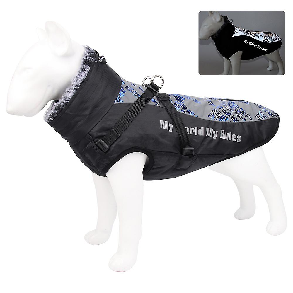 Pet caldo pile trapuntato cappotto impermeabile cane all'aperto giacca termica imbottita Gilet riflettente vestiti abbigliamento invernale Offerta migliore