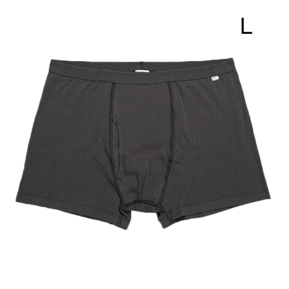 Pantaloni per incontinenza Boxer Slip da uomo Cotone lavabile Riutilizzabile Grigio Spedizione Gratuita