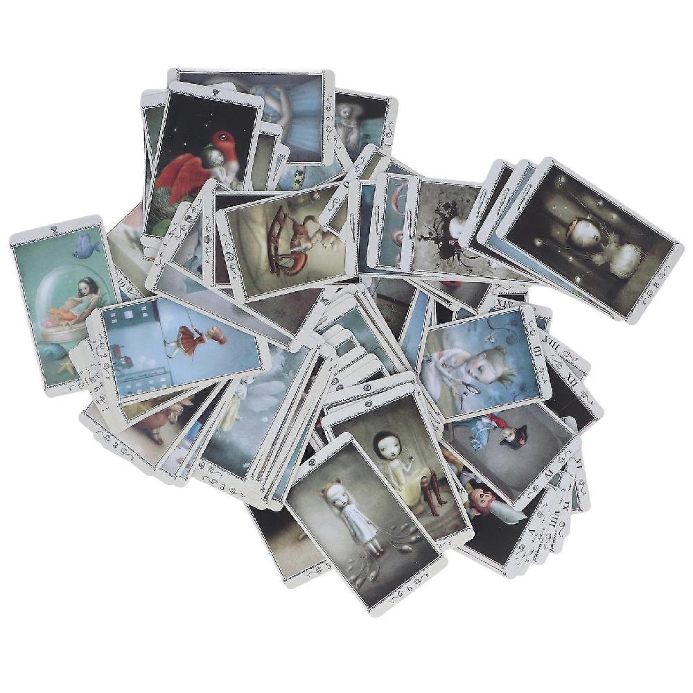 Tarot Deck 78pcs Mini Cards for Board Game Interaction Coated Paper English Language Vendita Economica