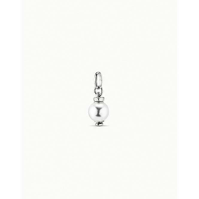 Charm Moon White Pearl Shell Charm Grande vendita