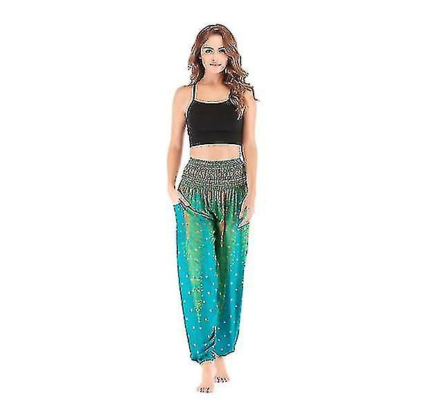 New Women's Flowy Boho Pants Loose Yoga Harem Joggers Officina