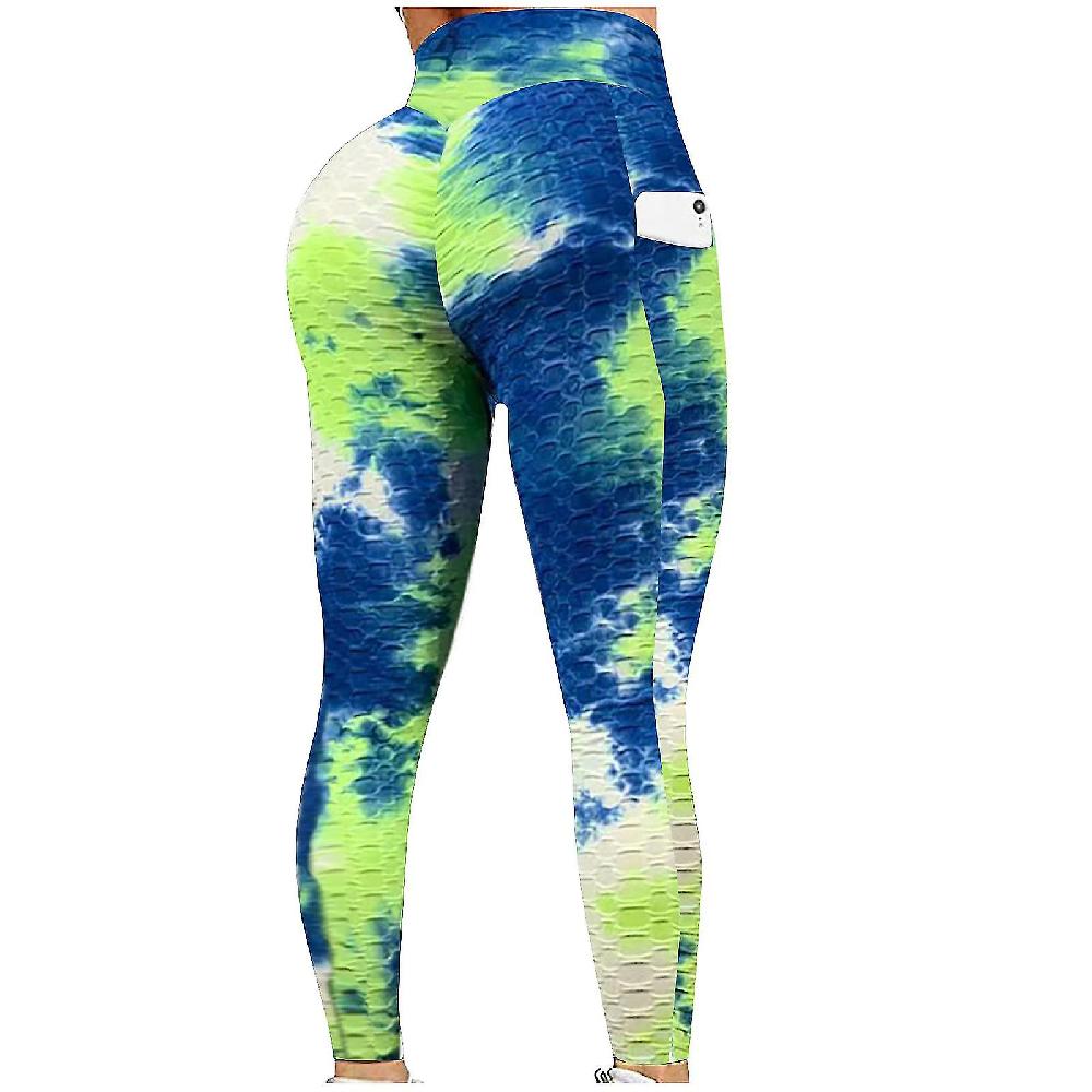 Yoga Pants Fashion Casual Women Solid Gradient Span Ladies High Waist Wide Leg Trousers Yoga Pants Long Pants Italy