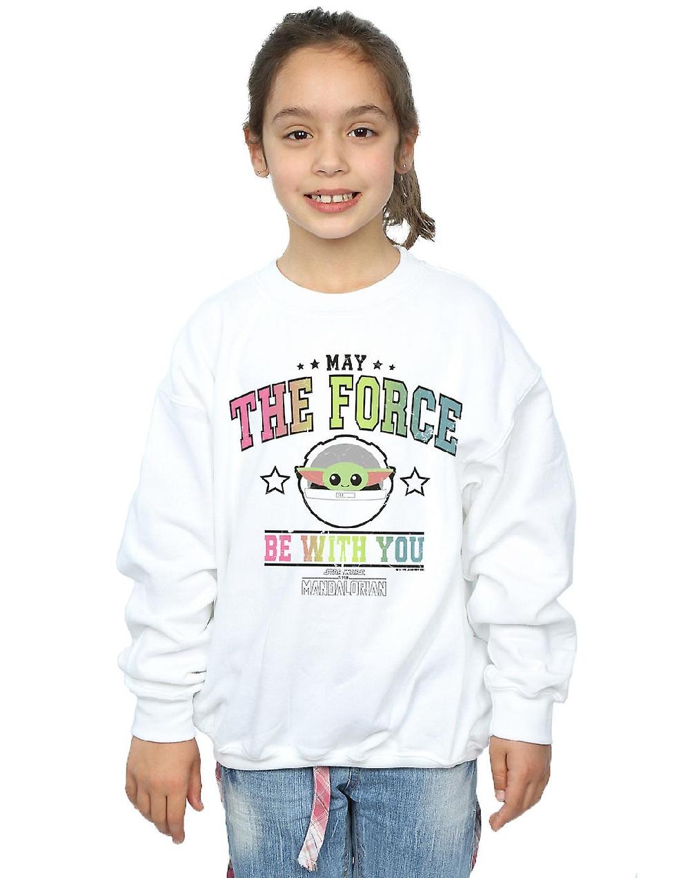 Star Wars Girls The Mandalorian The Force Collegiate Felpa Offerta speciale