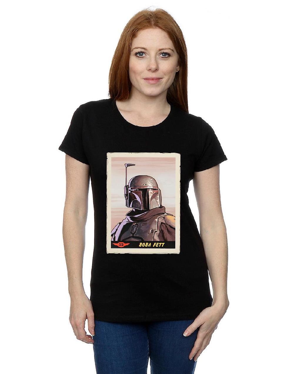 Star Wars T-Shirt donna The Mandalorian Boba Fett Offerta per la Festa della Mamma