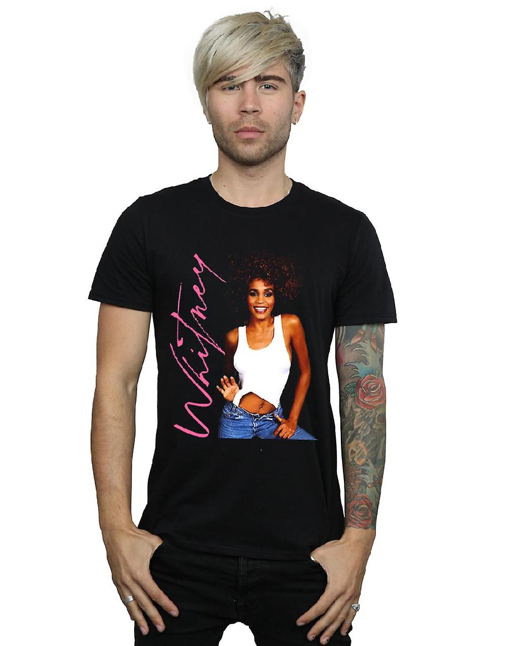 T-shirt Whitney Smile uomo Whitney Houston Smaltimento dello stoccaggio