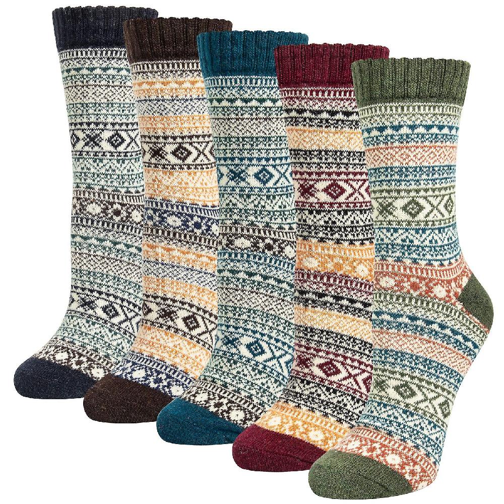 Pairs Of Winter Merino Socks For Women Thick Wool Socks Hiking Socks Warm Cuddly Socks Thermal Socks Breathable Functional Socks For All Activiti Trasporto libero internazionale