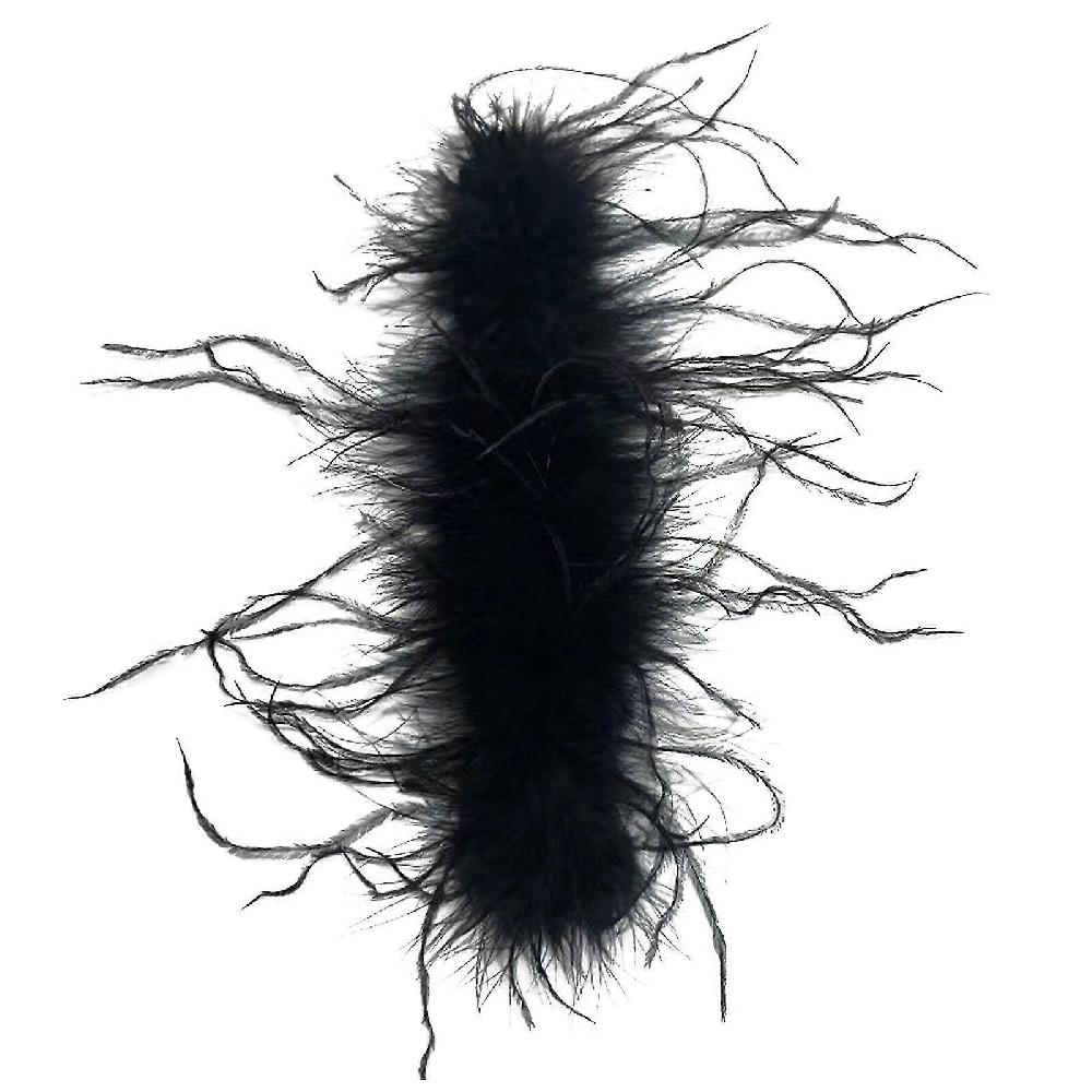 Feather Cuffs Wrist Decoration Ancient Style Jewelry Black (a)-I-black-Model code23922 Duty-free