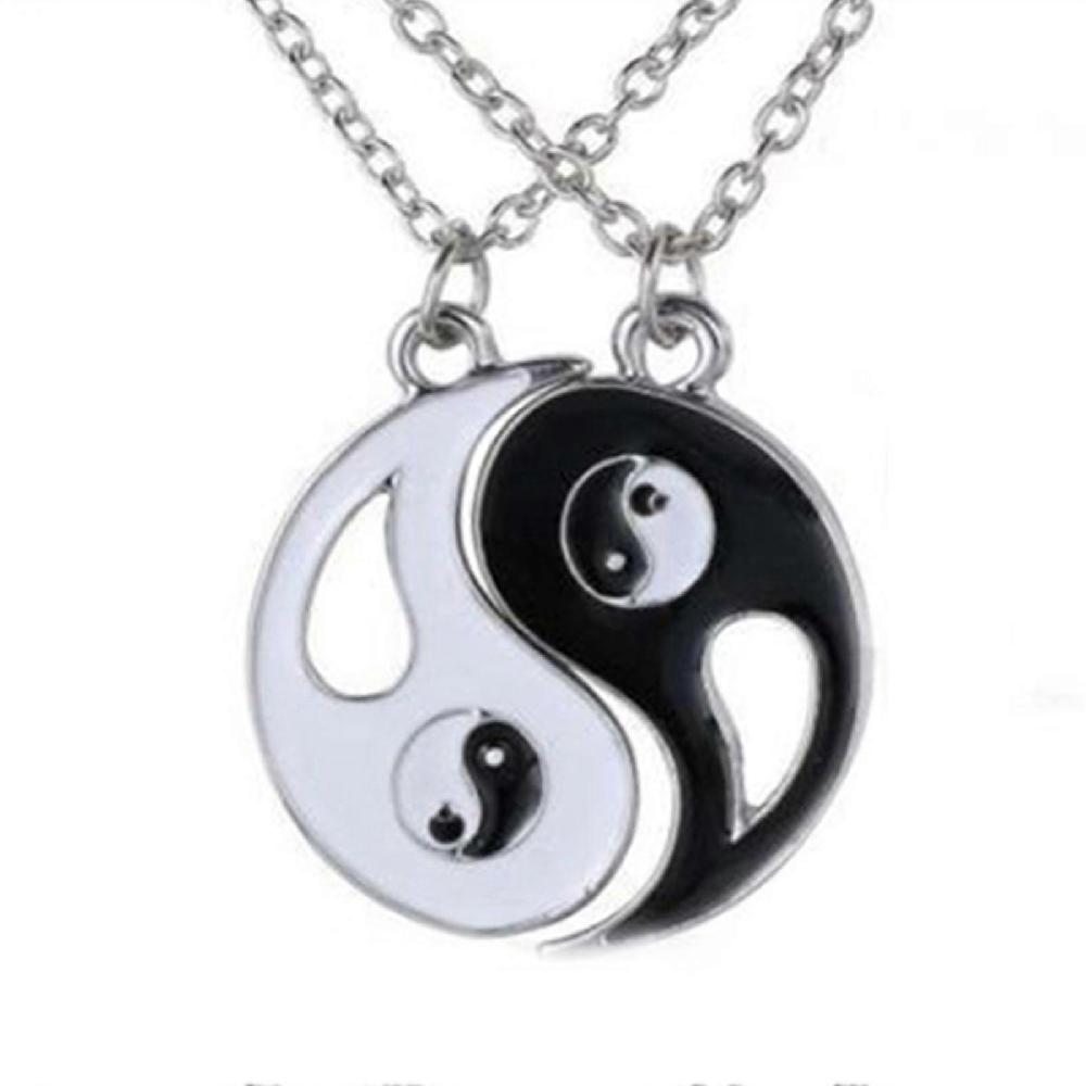 Naievear Necklace Pendant Meaningful Comfortable Wearing Black White Taichi Yin Yang Necklace Party Jewelry For Gift Product code 52780 Promozione Limitata