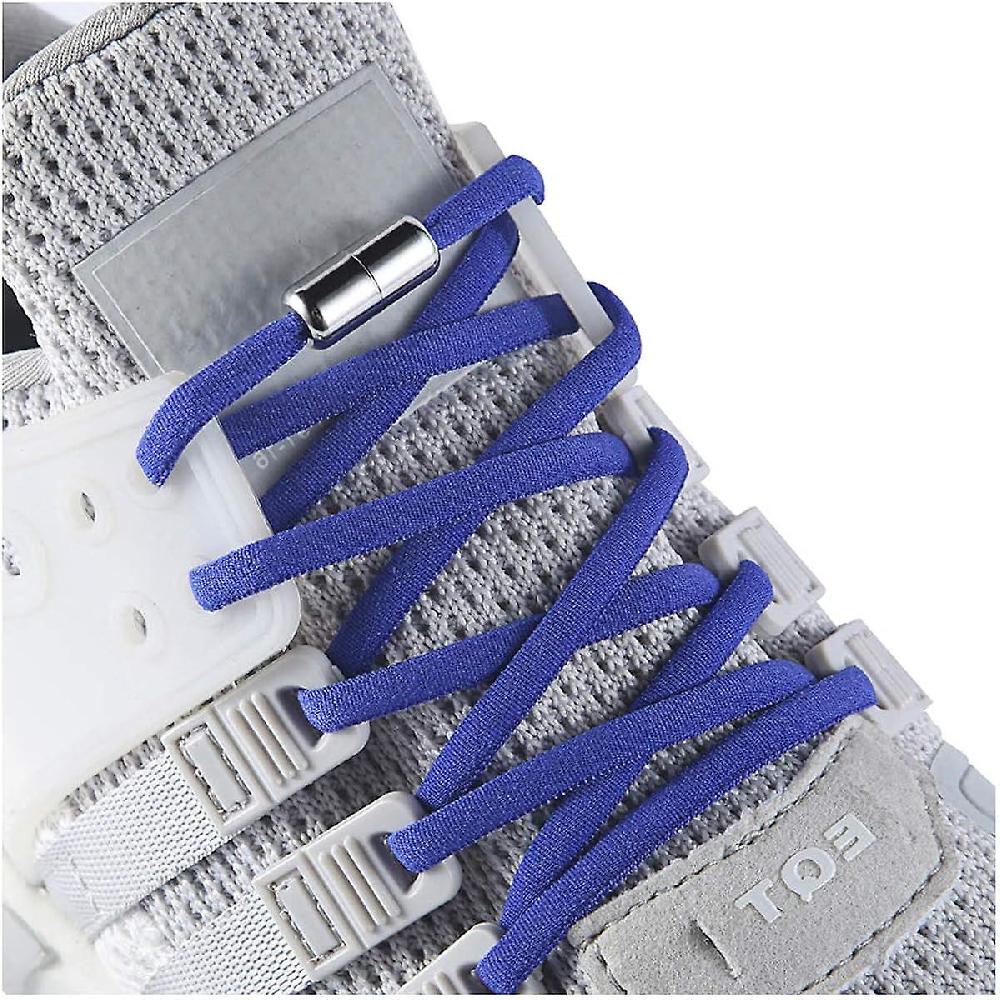 XYC Royal blue Elastic No Tie Shoe Laces For Adults Kids Elderly System With Elastic Shoe Laces(5 Pairs ) Sconti VIP