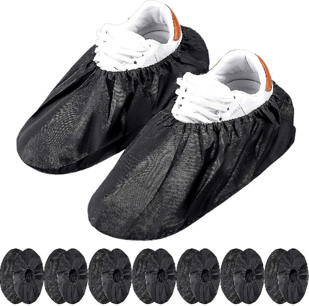 10 paia di copriscarpe antiscivolo riutilizzabili Copriscarpe impermeabili per la protezione della moquette domestica Lavabile in lavatrice (nero) ACQUISTA ORA