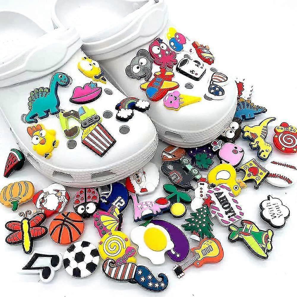 Lof Of 30pc Casual Shoe Charms per Clog Shoes Braccialetto Wristband Fino al 65% di sconto