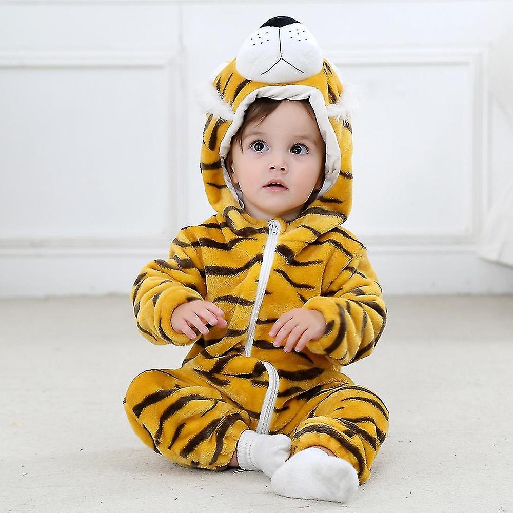 Baby Onesie Newborn Clothes Flannel Animal Crawl Suit/gift